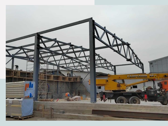 Строительство цехов в Алексине