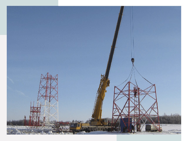 Монтаж вышек связи в Алексине