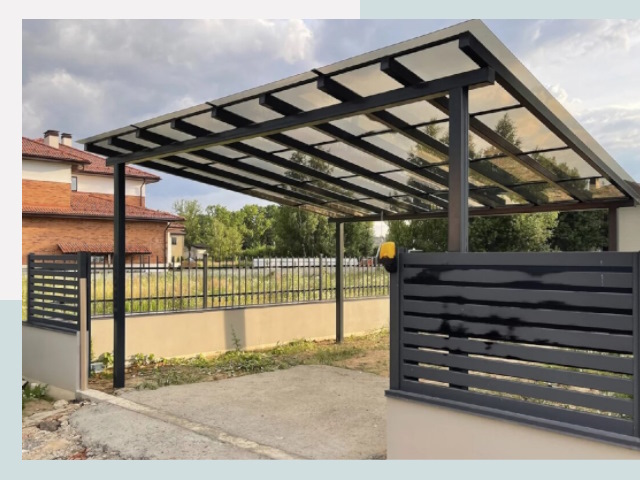 Металлические навесы в Алексин от 659 руб. за м²