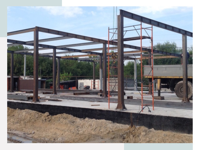 Фундамент для ангаров в Алексине