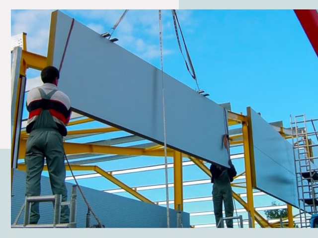 Монтаж сэндвич-панелей в Алексине от 659 руб.